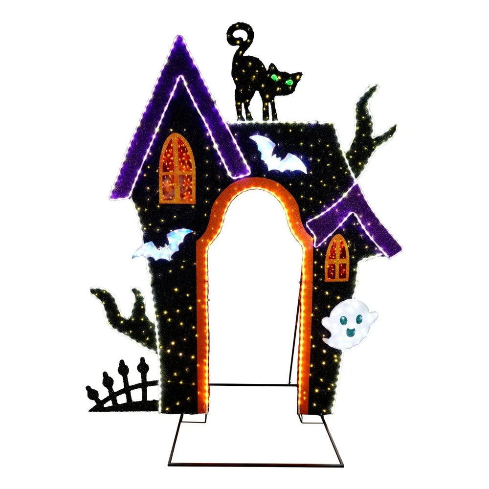 Member's Mark 10' Pre-Lit Haunted House Arch - USA MEGA SHOP