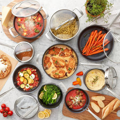 Member's Mark 15-Piece Hard Anodized Nonstick Aluminum Cookware Set