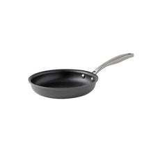 Hard anodized nonstick frying pan, dark gray with stainless handle