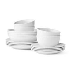 Member’s Mark 16-Piece Porcelain Dinnerware Set - USA MEGA SHOP