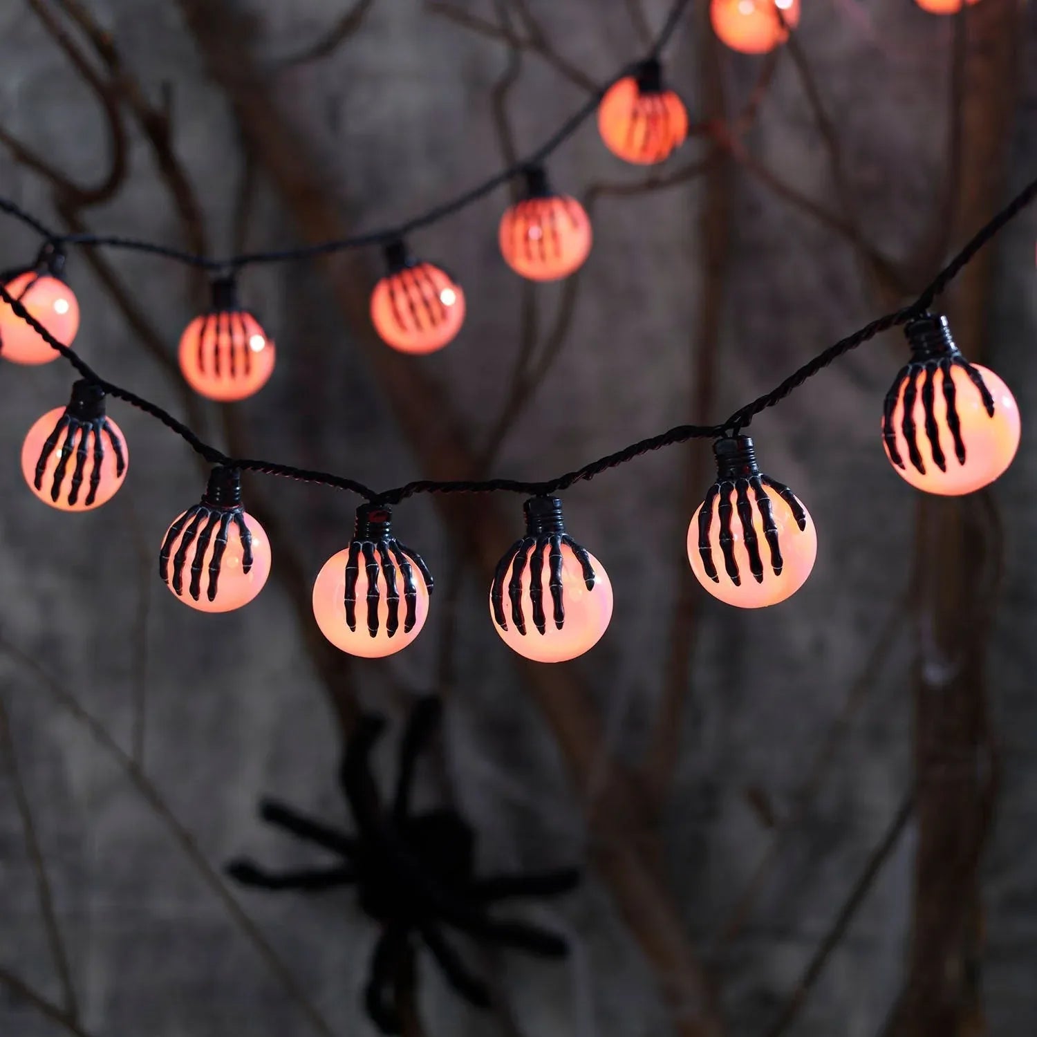 Member's Mark 20ct Spooky 8-Function LED G50 Lights, 7.5' Lighted Length - USA MEGA SHOP
