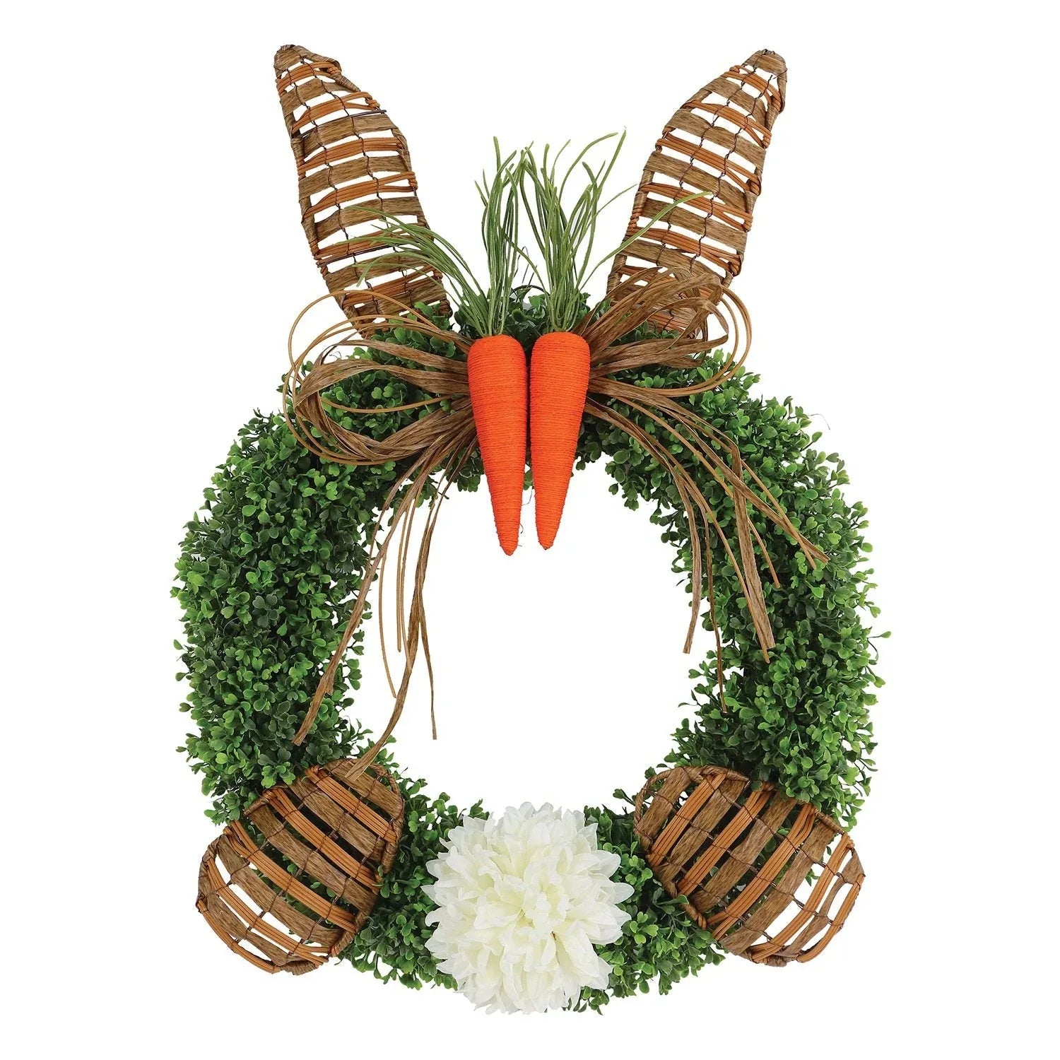 Memberâ€™s Mark 22" Woven Bunny Wreath - USA MEGA SHOP