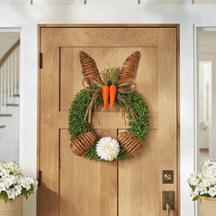 Memberâ€™s Mark 22" Woven Bunny Wreath - USA MEGA SHOP