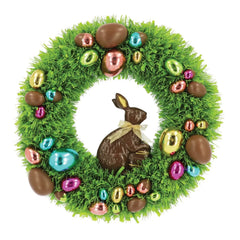 Member's Mark 24" Chocolate-Style Bunny Tinsel Wreath - USA MEGA SHOP