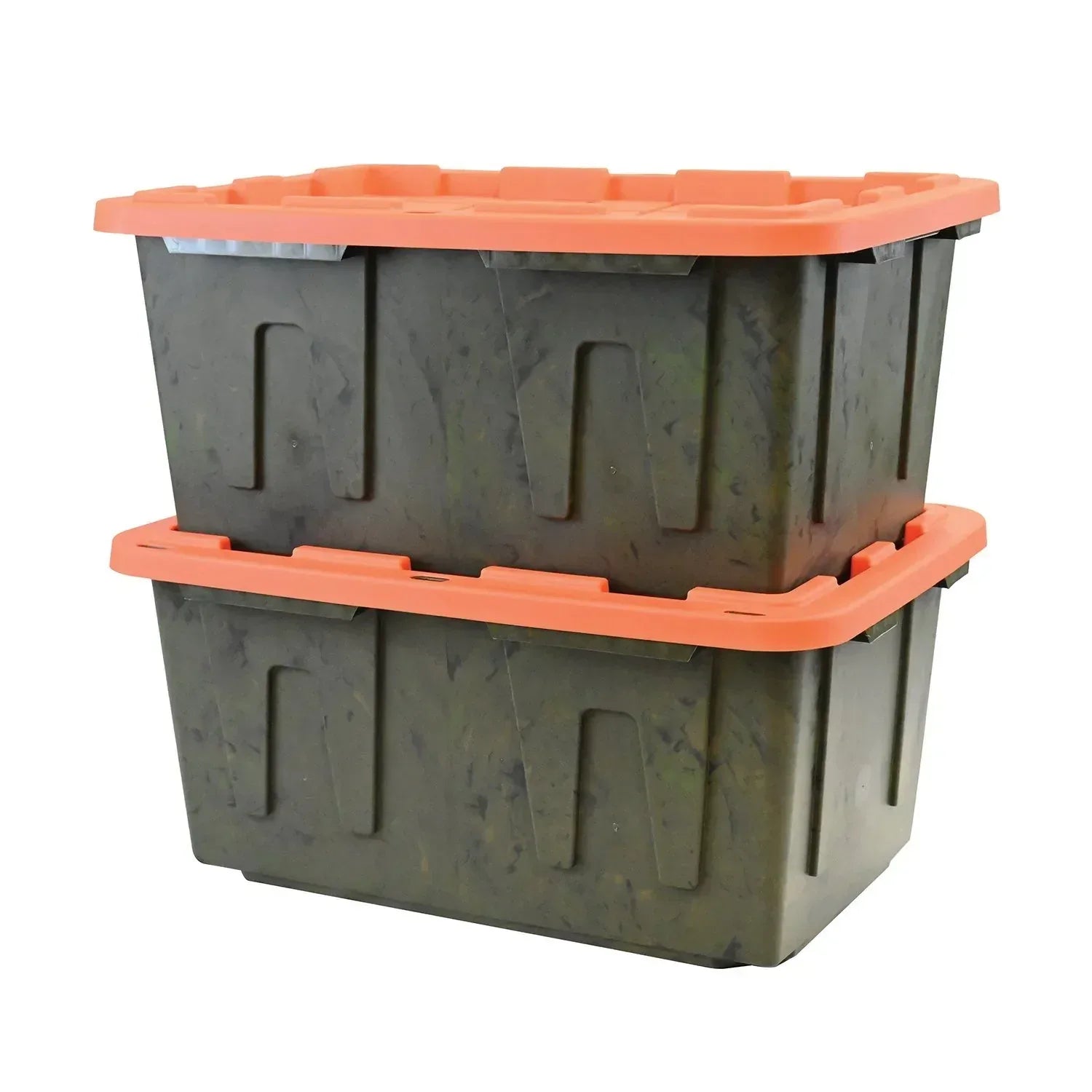 Member's Mark 27 Gallon Heavy-Duty Camo Storage Tote, 20.6" D x 30.6" W x 14.3" H ,  4 Pack