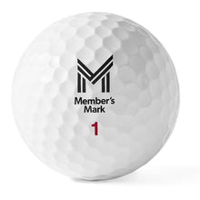 White golf ball with Member's Mark logo and '1' marking