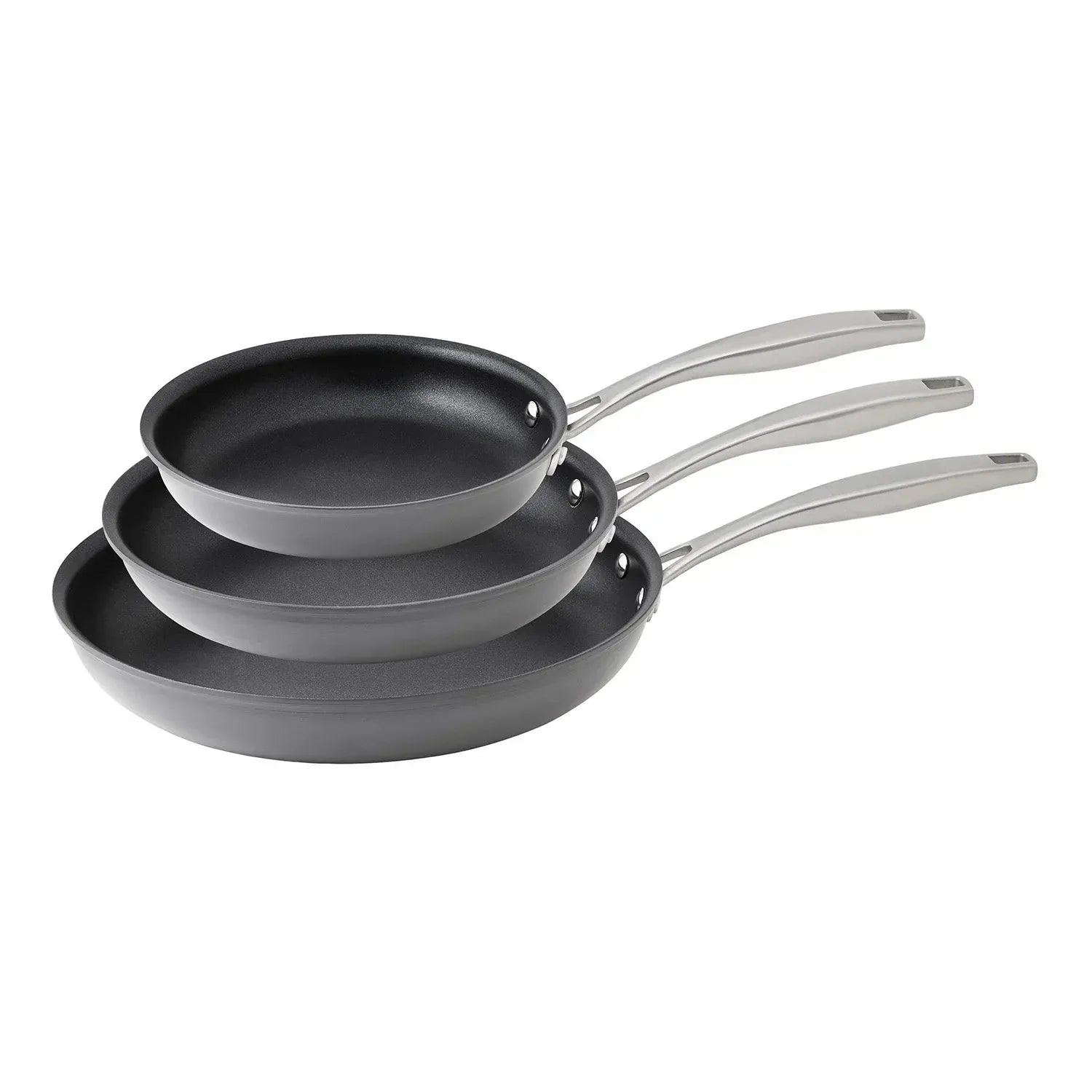 Member's Mark 3-Piece Hard Anodized Fry Pan Set