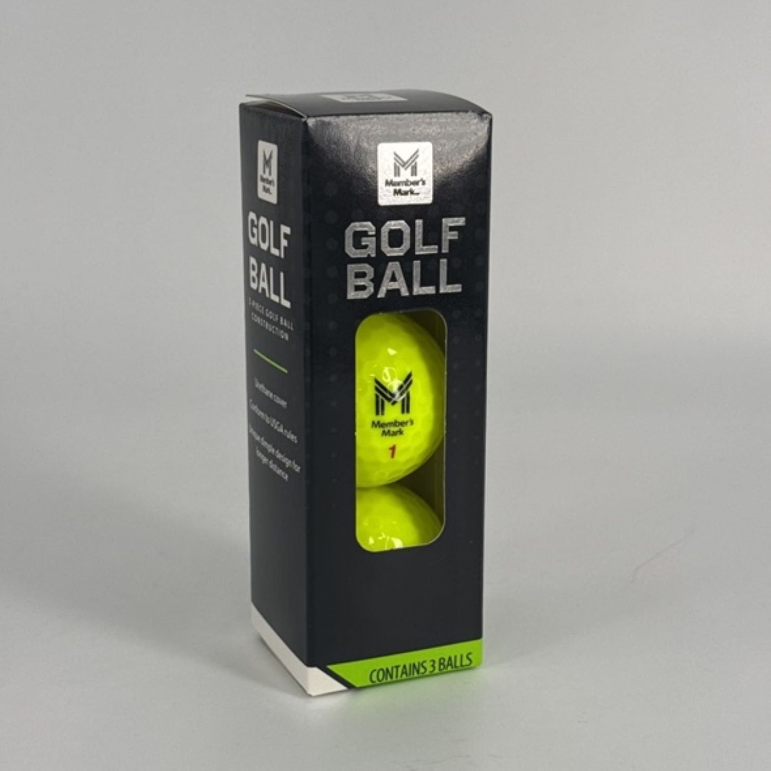 Member's Mark 3-Piece Yellow Golf Ball, 24 Balls