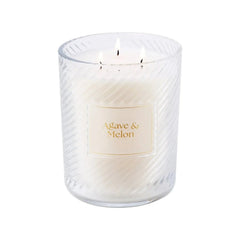 Member's Mark 3-Wick Ribbed Glass Candle, 28 oz.