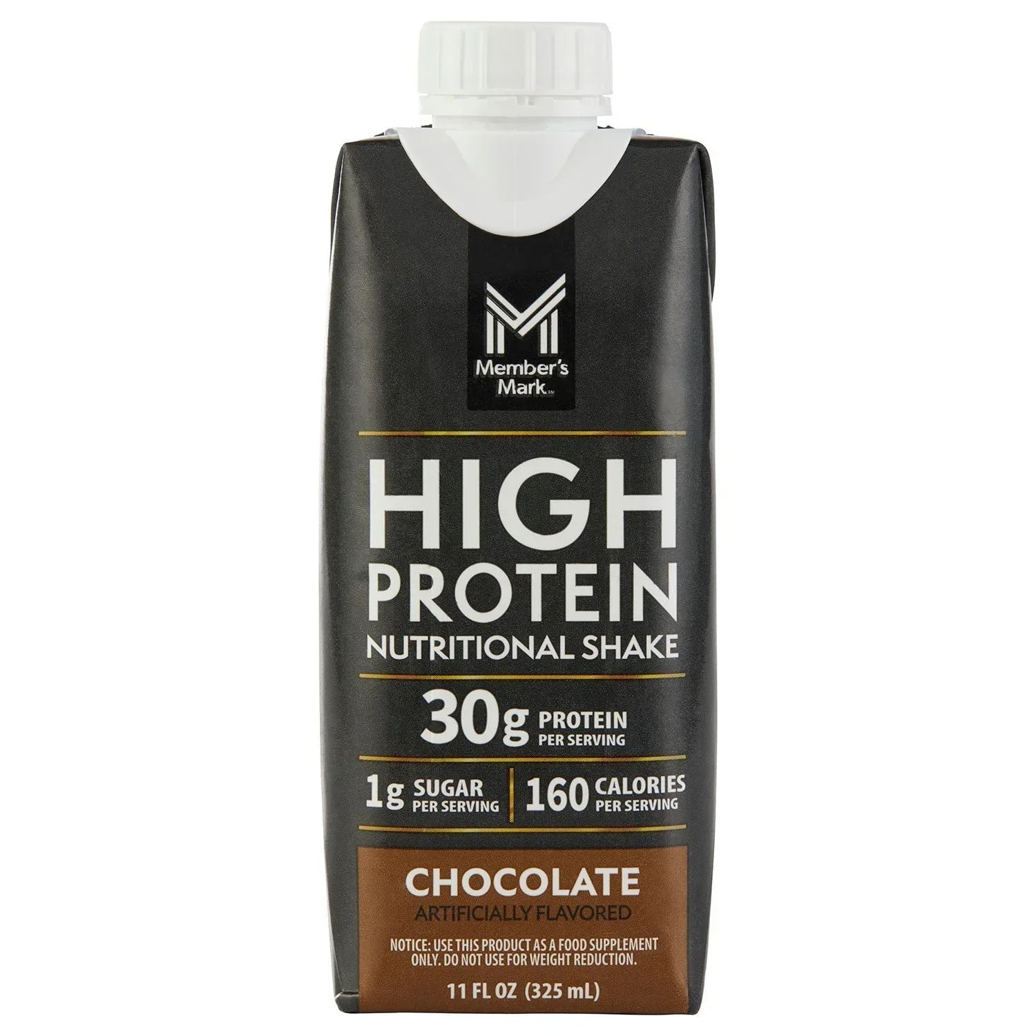 Member's Mark 30g High Protein Nutritional Shake, Chocolate 11 fl. oz., 15 pk.
