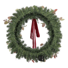 Member's Mark 36" Pre-Lit Burgundy Wreath