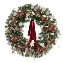 Member's Mark 36" Pre-Lit Burgundy Wreath
