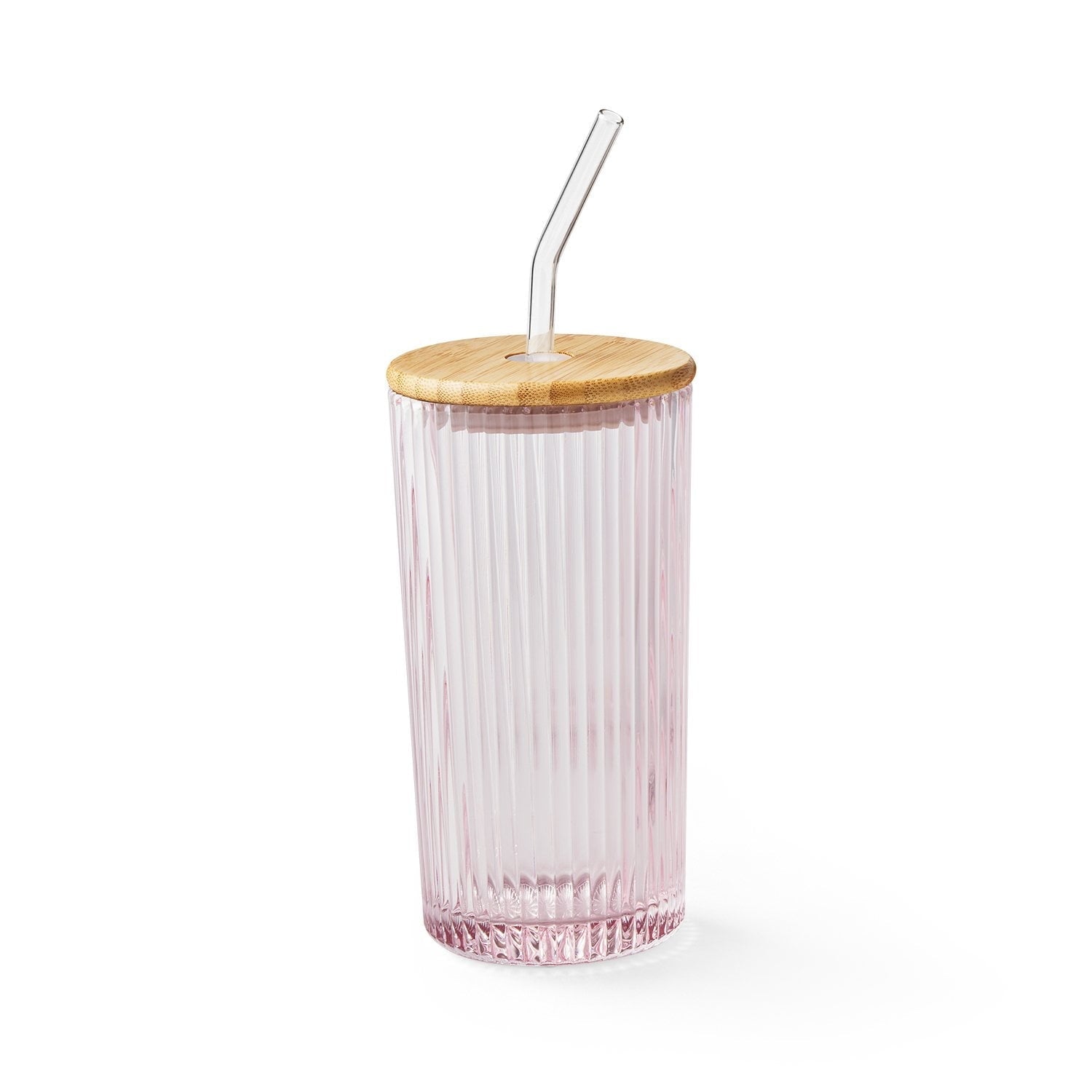 Member's Mark 4-Pack Glass Tumblers with Bamboo Lids