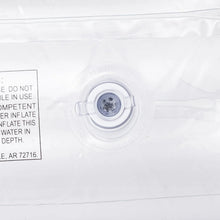 Inflatable clear chaise lounger float air valve with cap