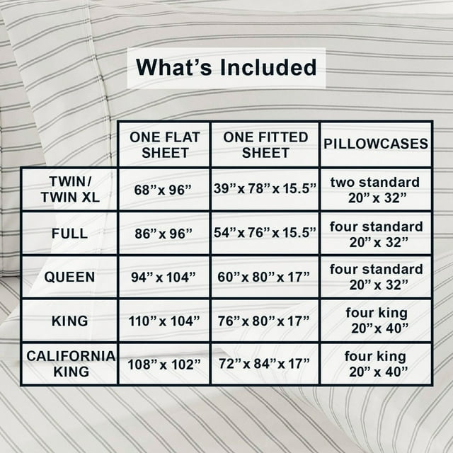 Member's Mark 500-Thread-Count Performance Printed Sheet Set, Assorted Sizes