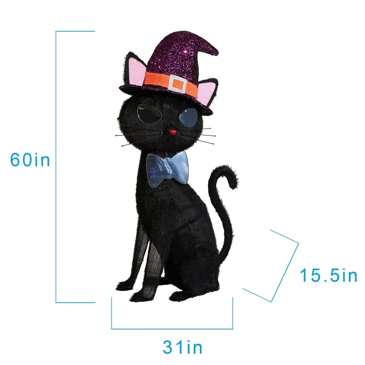 Member's Mark 5' Pre-Lit Black Cat