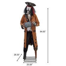 Member's Mark 7' Pre-Lit Animated Pirate Skeleton with Bluetooth