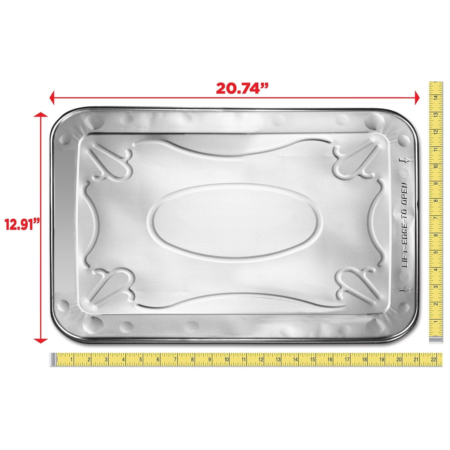 Member's Mark Aluminum Steam Table Pan Lids, Full Size 15 ct.