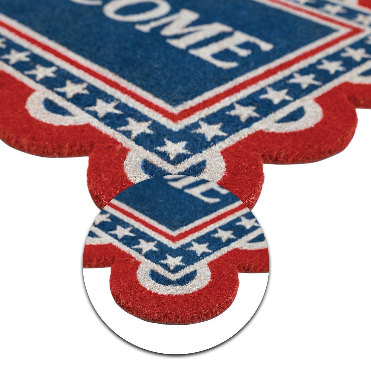 Member's Mark Americana Welcome Coir Doormat, 23" x 35"