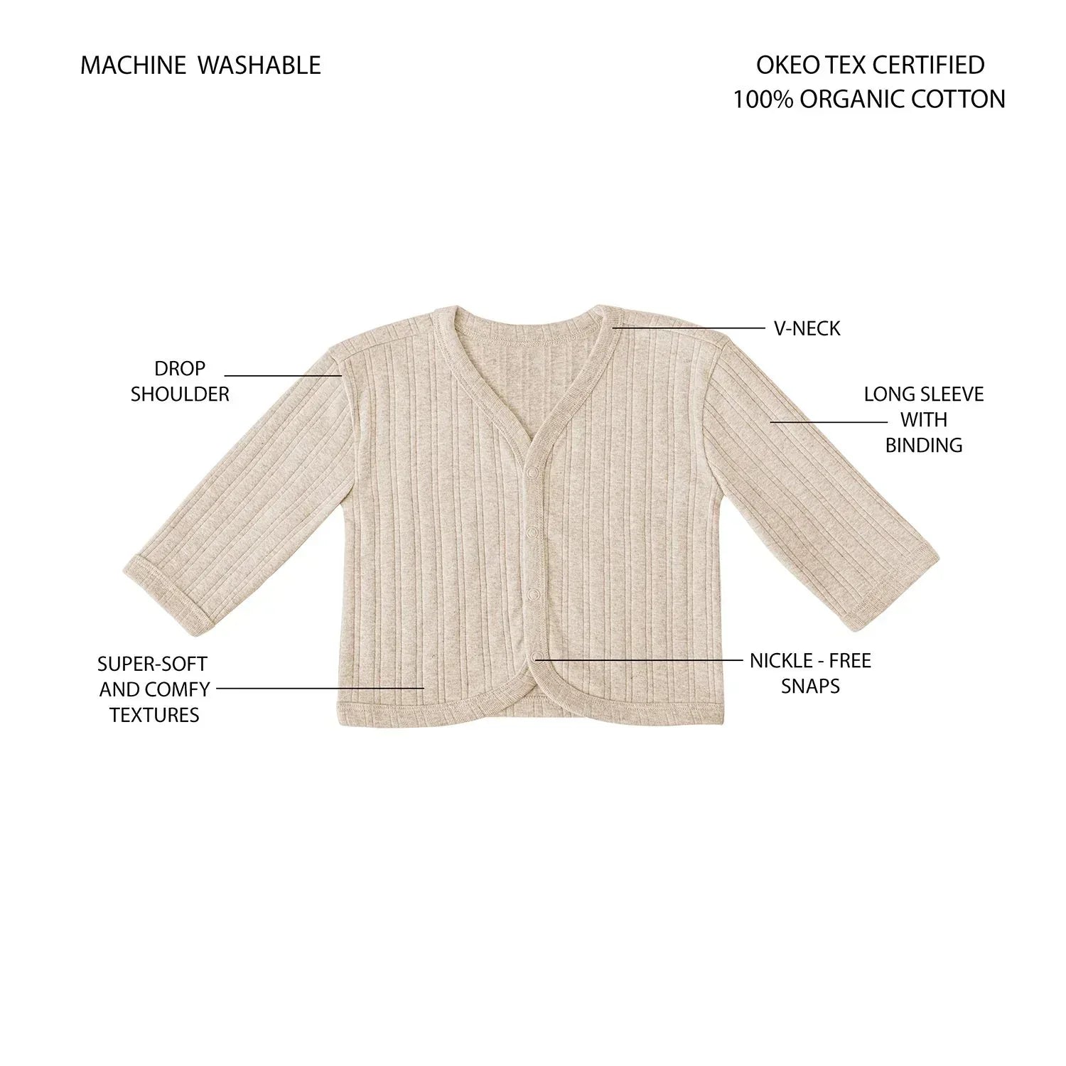 Member's Mark Baby 2-Pack Organic Cotton Cardigan