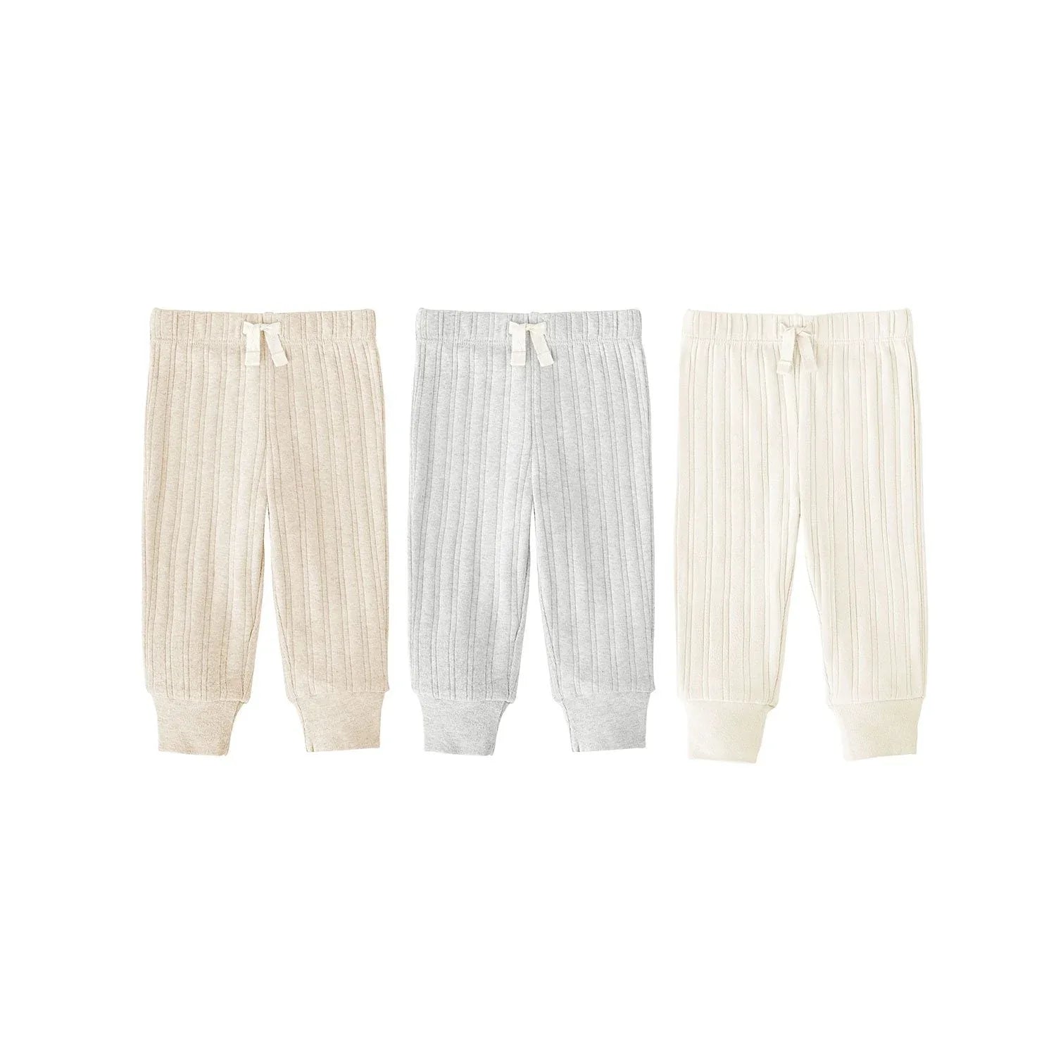 Member's Mark Baby 3-Pack Organic Cotton Rib Pant - USA MEGA SHOP