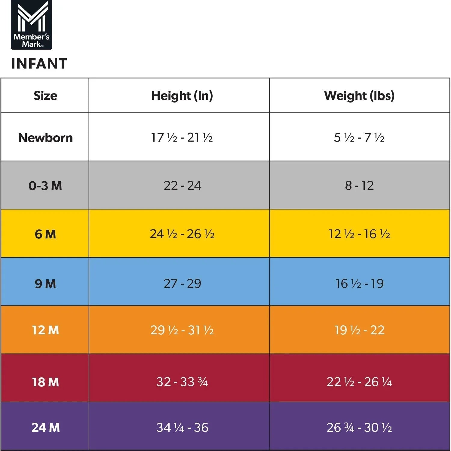 Member's Mark Baby 3-Pack Organic Cotton Rib Pant - USA MEGA SHOP