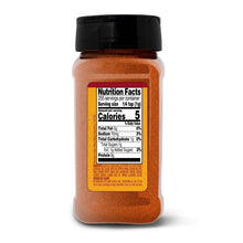 Bang Bang seasoning bottle with Nutrition Facts label on the back