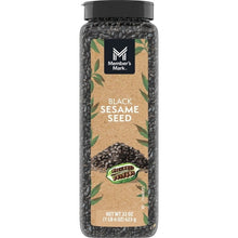 Member's Mark black sesame seed bottle, 22 oz, with label and cap
