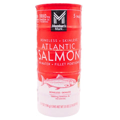 Member's Mark Canned Atlantic Salmon, 7 oz., 5 pk.
