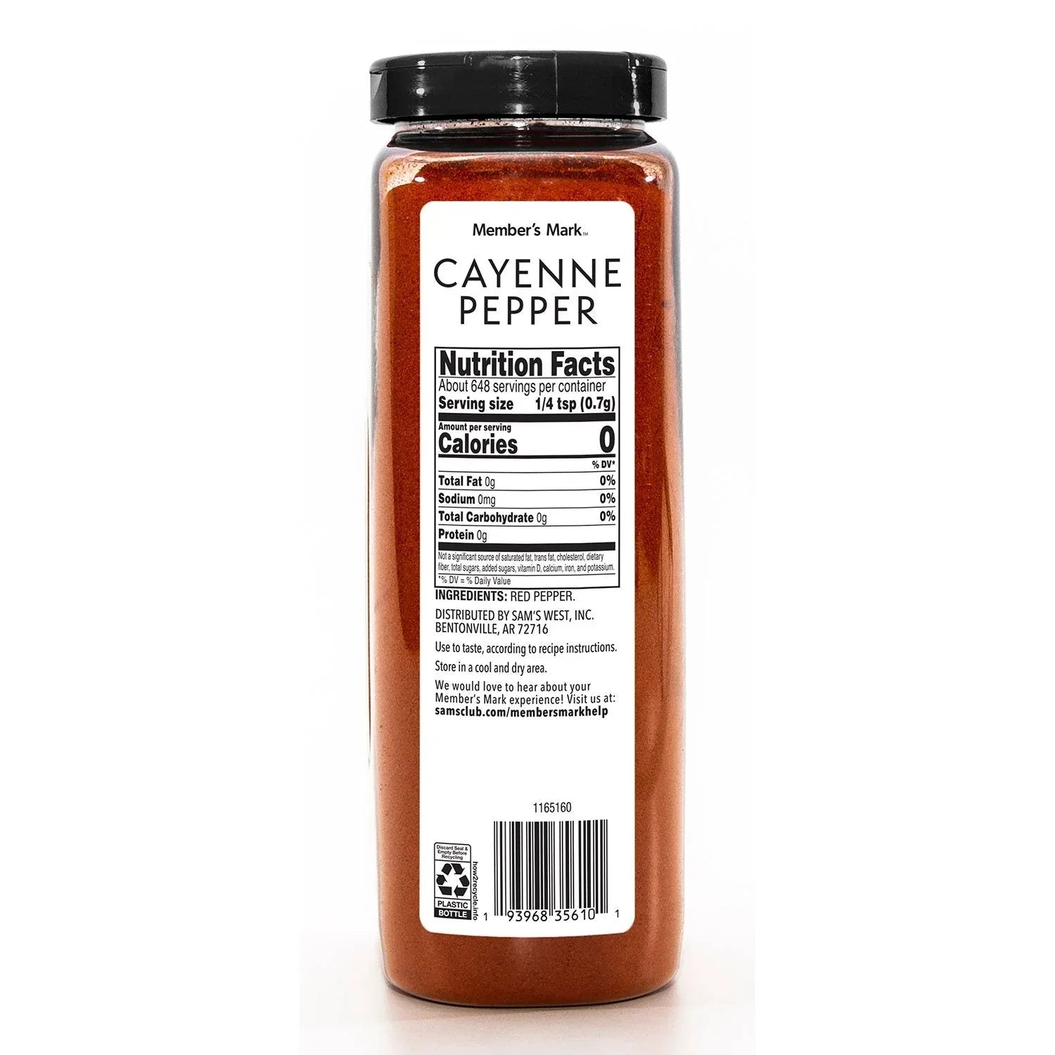 Member's Mark Cayenne Pepper, 16 oz. - USA MEGA SHOP
