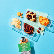 Cheese and fruit & nut snack portions in containers with Member's Mark package