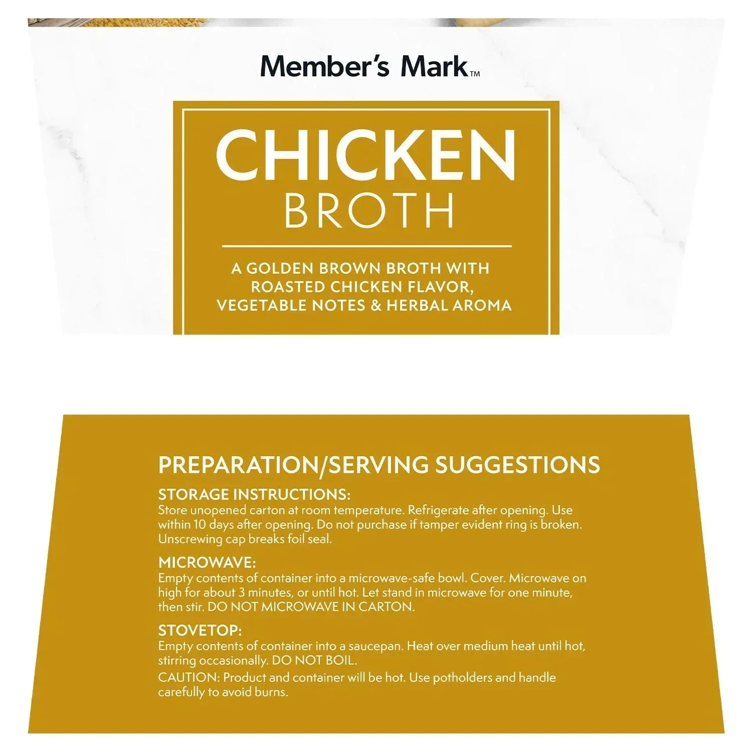 Member's Mark Chicken Broth, 32 oz., 6 pk.