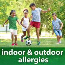 Children's allergy relief oral solution for indoor and outdoor allergies