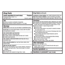 Drug Facts label panel for polyethylene glycol 3350 osmotic laxative powder