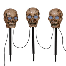 Member's Mark Color Changing Skull Stake Lights, Set of 4