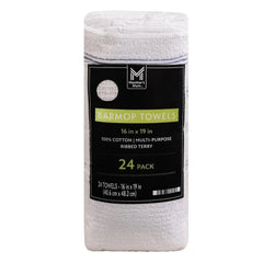 Member's Mark Cotton Bar Mop Towels, 16" x 19", 24 ct. - USA MEGA SHOP