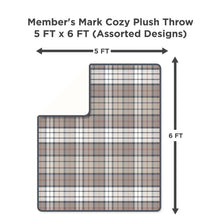 Member's Mark Cozy Plush Throw, 60" x 72"