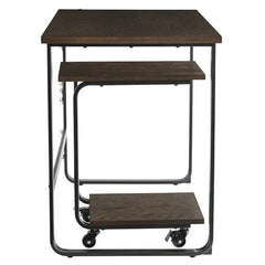 Member's Mark Dakota 2-Piece Writing Desk and C-Table Set, Dark Brown