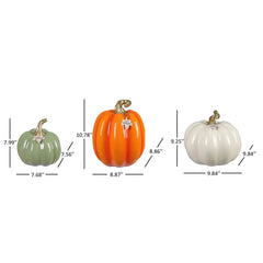 Member's Mark Decorative Pumpkins, Set of 3 - USA MEGA SHOP