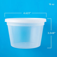 Member's Mark Deli Container with Lid 16 oz., 240 ct.