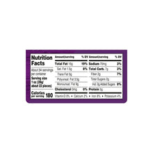 Nutrition facts panel for mixed nuts with sea salt, serving and calorie details