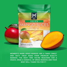 Dried mango slices resealable bag with mango half