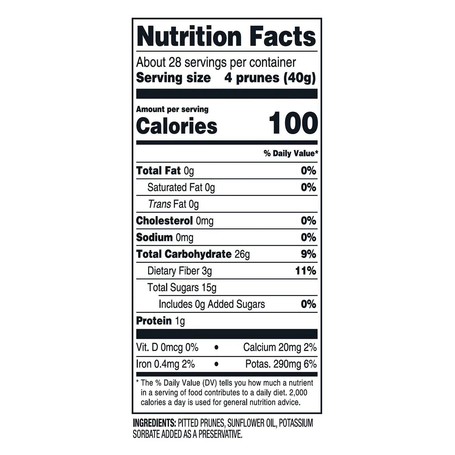 Member's Mark Dried Pitted Prunes, 40 oz.