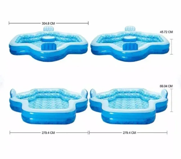 Member’s Mark 10' Elegant Family Inflatable Pool – Spacious & Durable