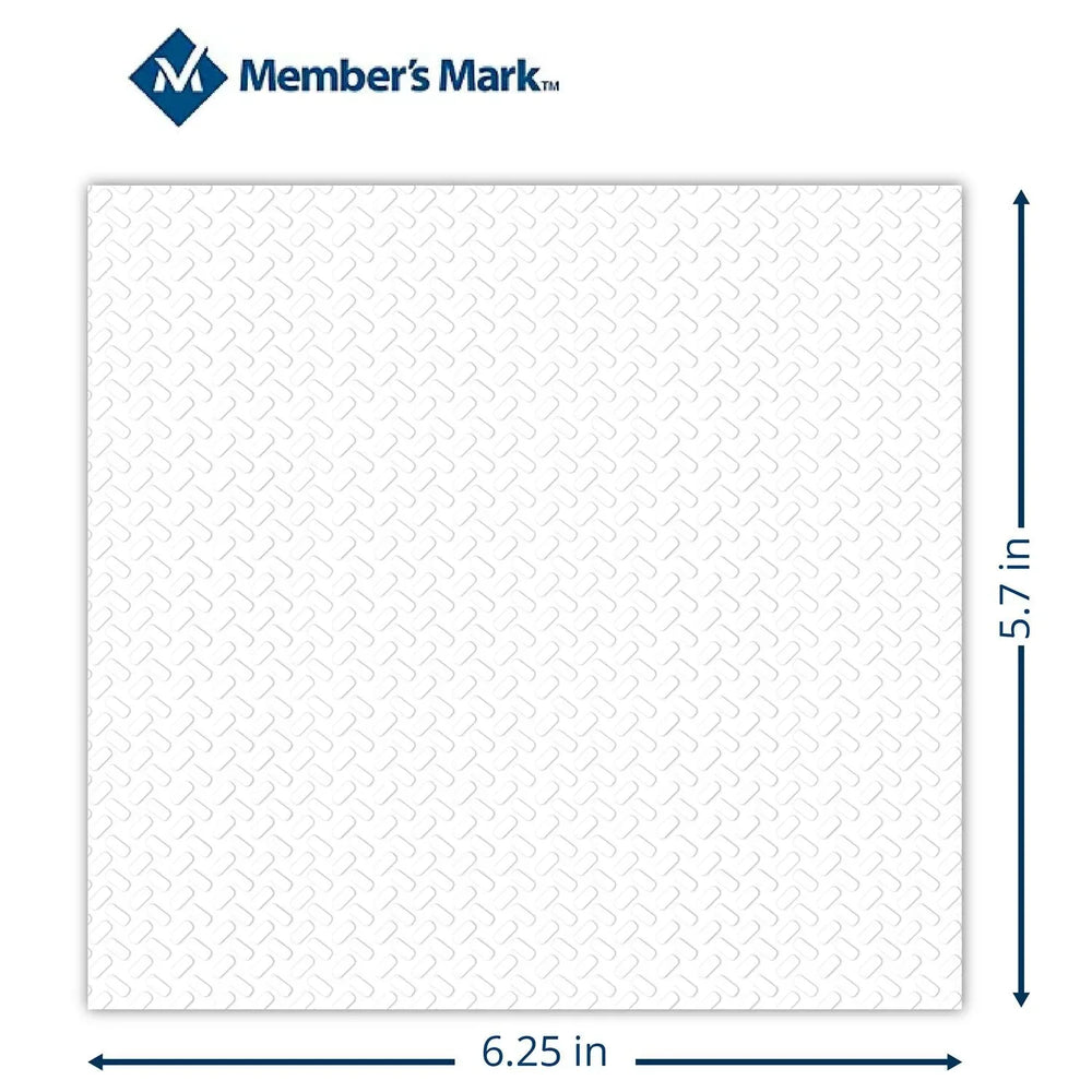 Member's Mark Everyday 1-Ply White Napkins 4 pks., 300 napkins/pk. - USA MEGA SHOP