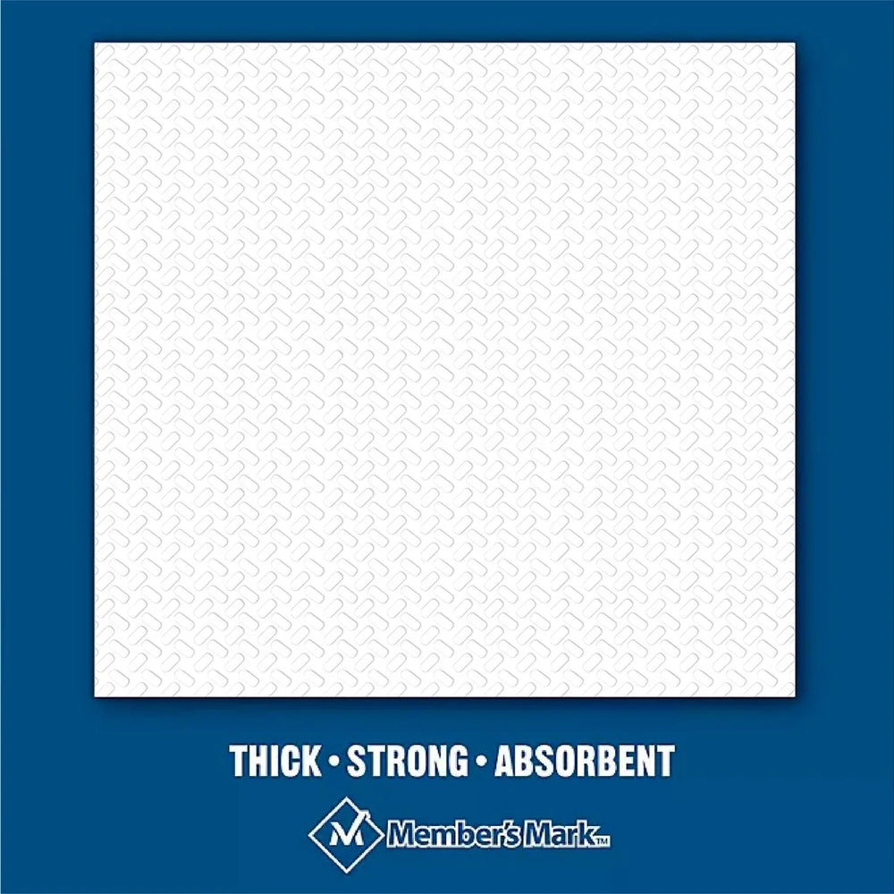 Member's Mark Everyday 1-Ply White Napkins 4 pks., 300 napkins/pk. - USA MEGA SHOP