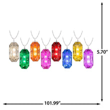 Member's Mark Faceted Jewel LED Lights, Set of 8