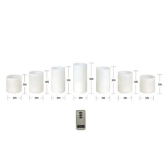 Member's Mark Flameless LED Wax Candles, 7 pc. - USA MEGA SHOP