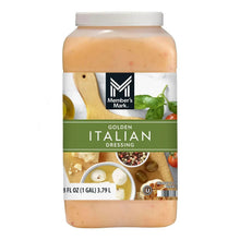 Member's Mark golden Italian dressing 1-gallon bottle, plastic with white cap