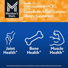 Blue panel with white icons for joint health, bone health, and muscle health